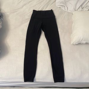 Black Lululemon align leggings